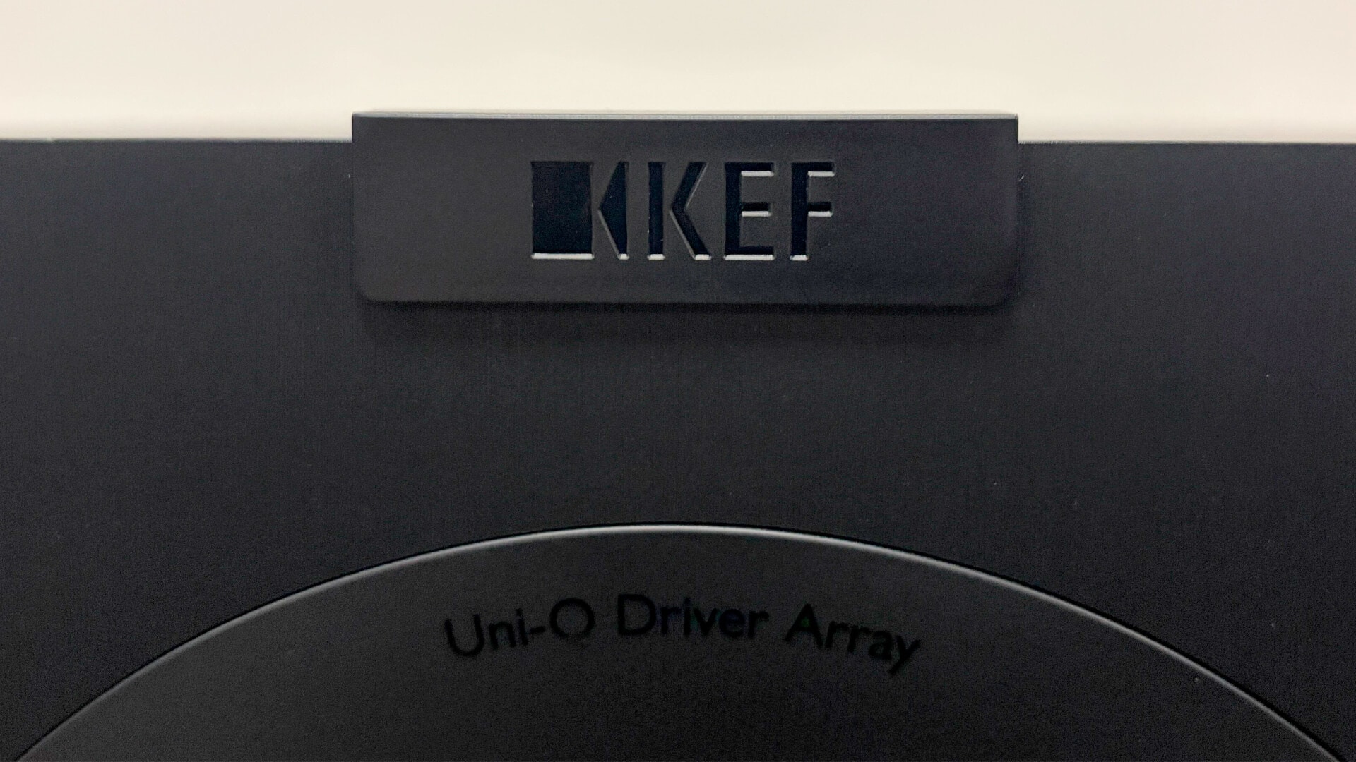 KEF Q Concerto Meta 5.1 speaker package top showing KEF logo