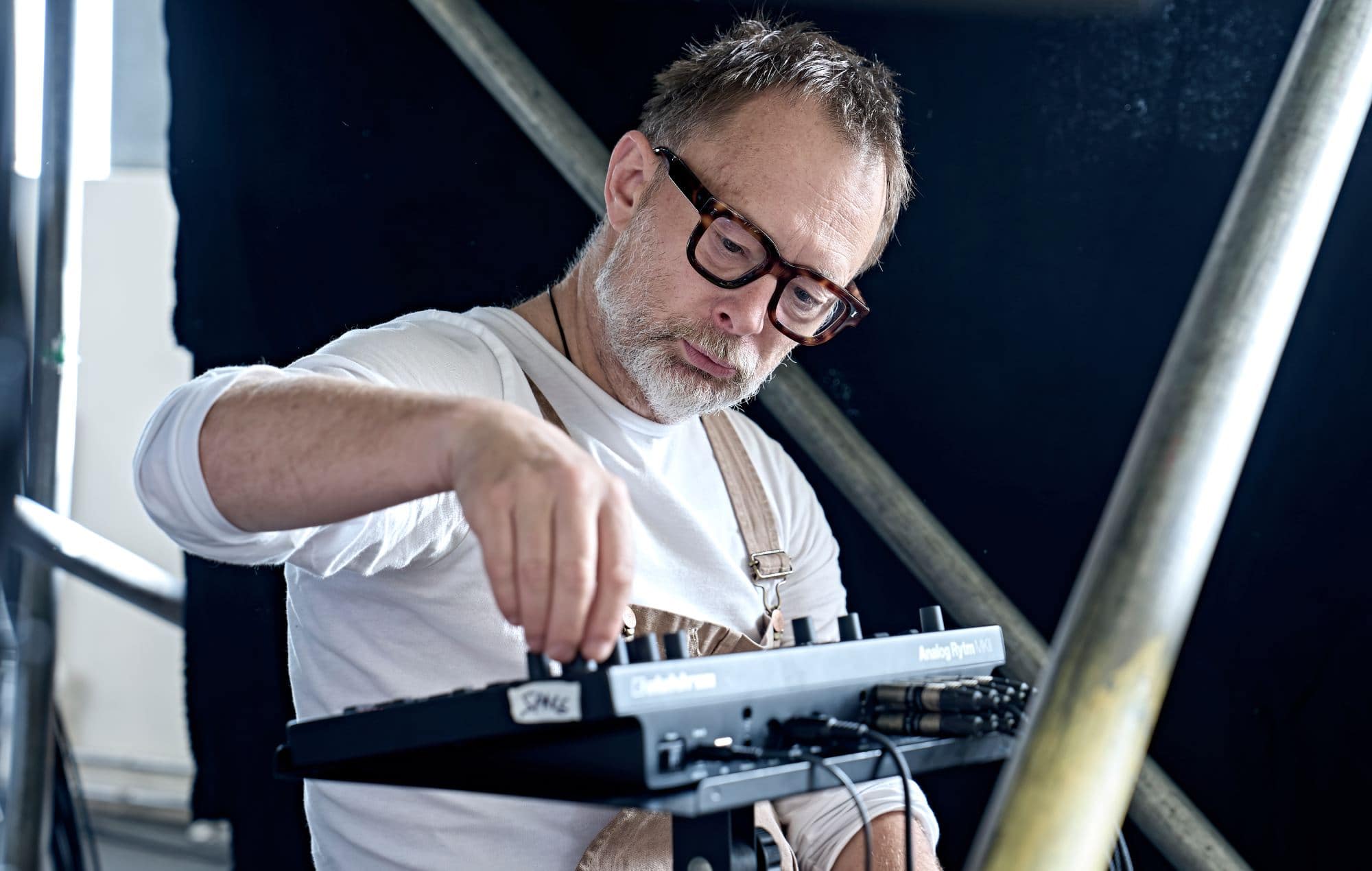 Rehearsals for Thom Yorke and the Royal Shakespeare Company’s Hamlet Hail To The Thief production