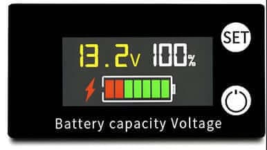 Battery Monitor 12v with Bracket