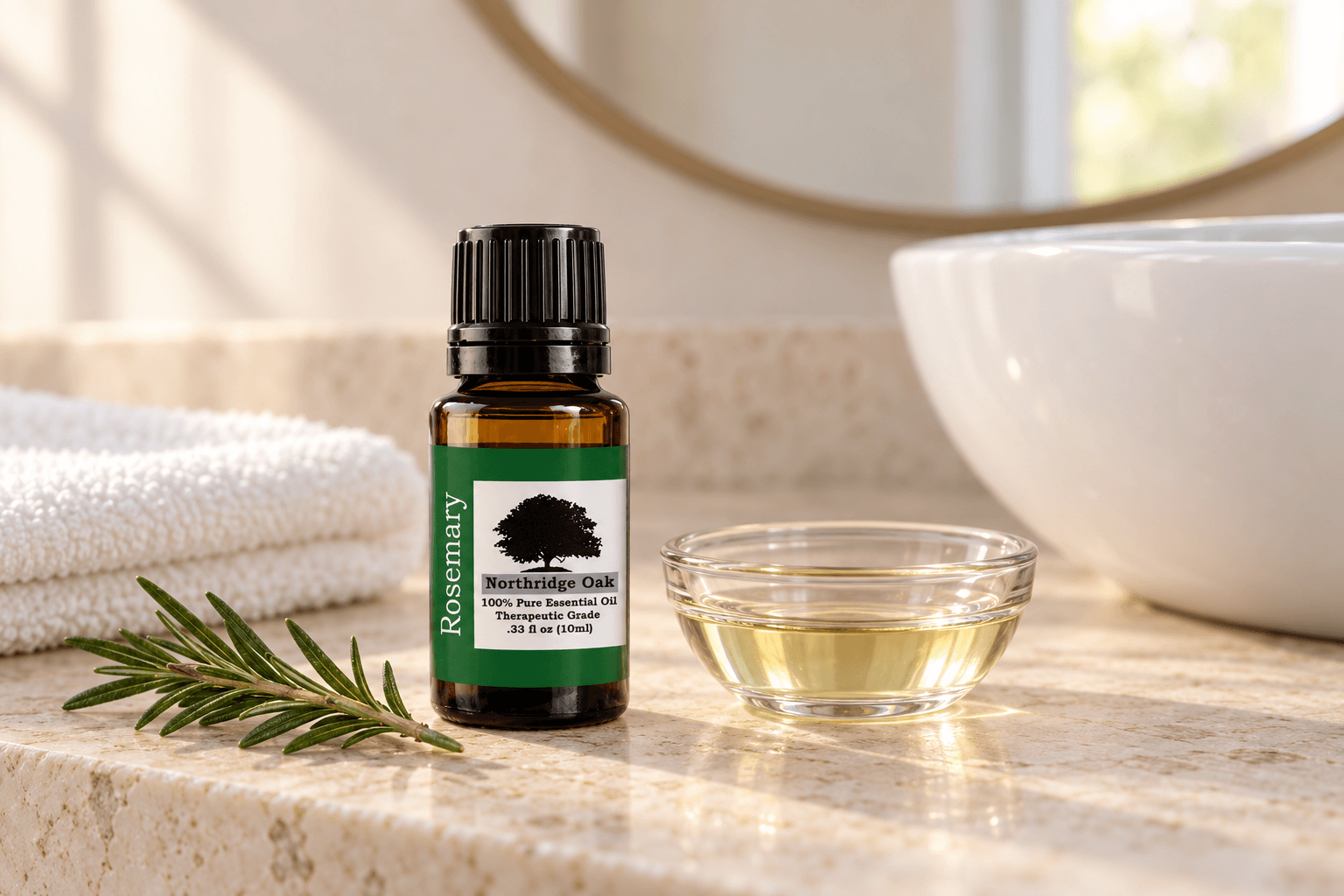 Rosemary Essential Oil for Skin and Blemish Care