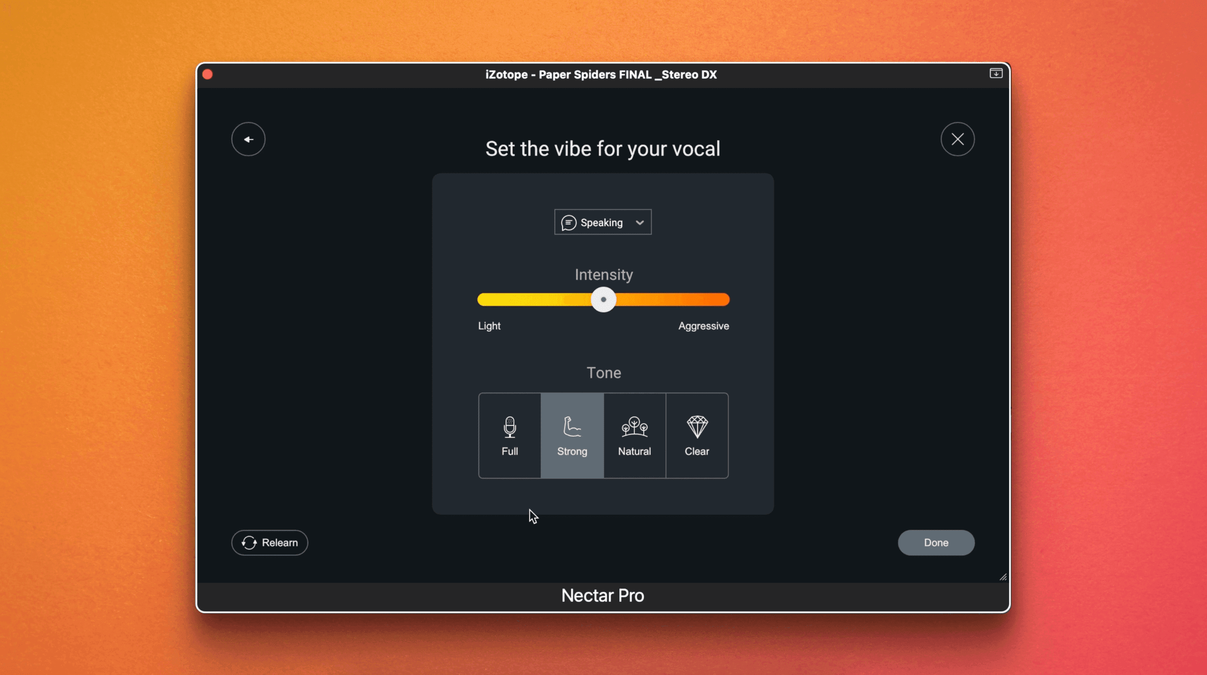 Speaking can be manually selected in Vocal Assistant, with full, strong, natural, and clear tones.