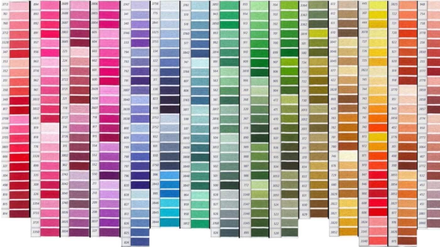Explore the Vibrant World of DMC Perle Threads Color Chart