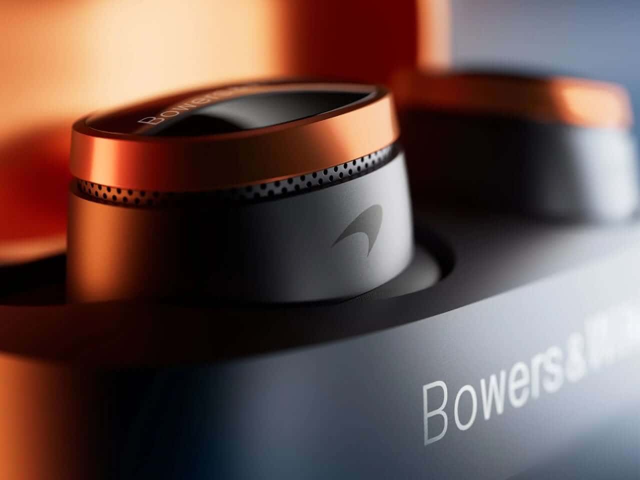 Bowers & Wilkins Pi8 McLaren Edition Earbuds Close-Up