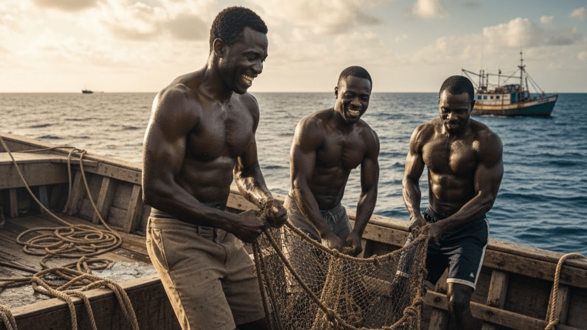 friendship among male fishermen 