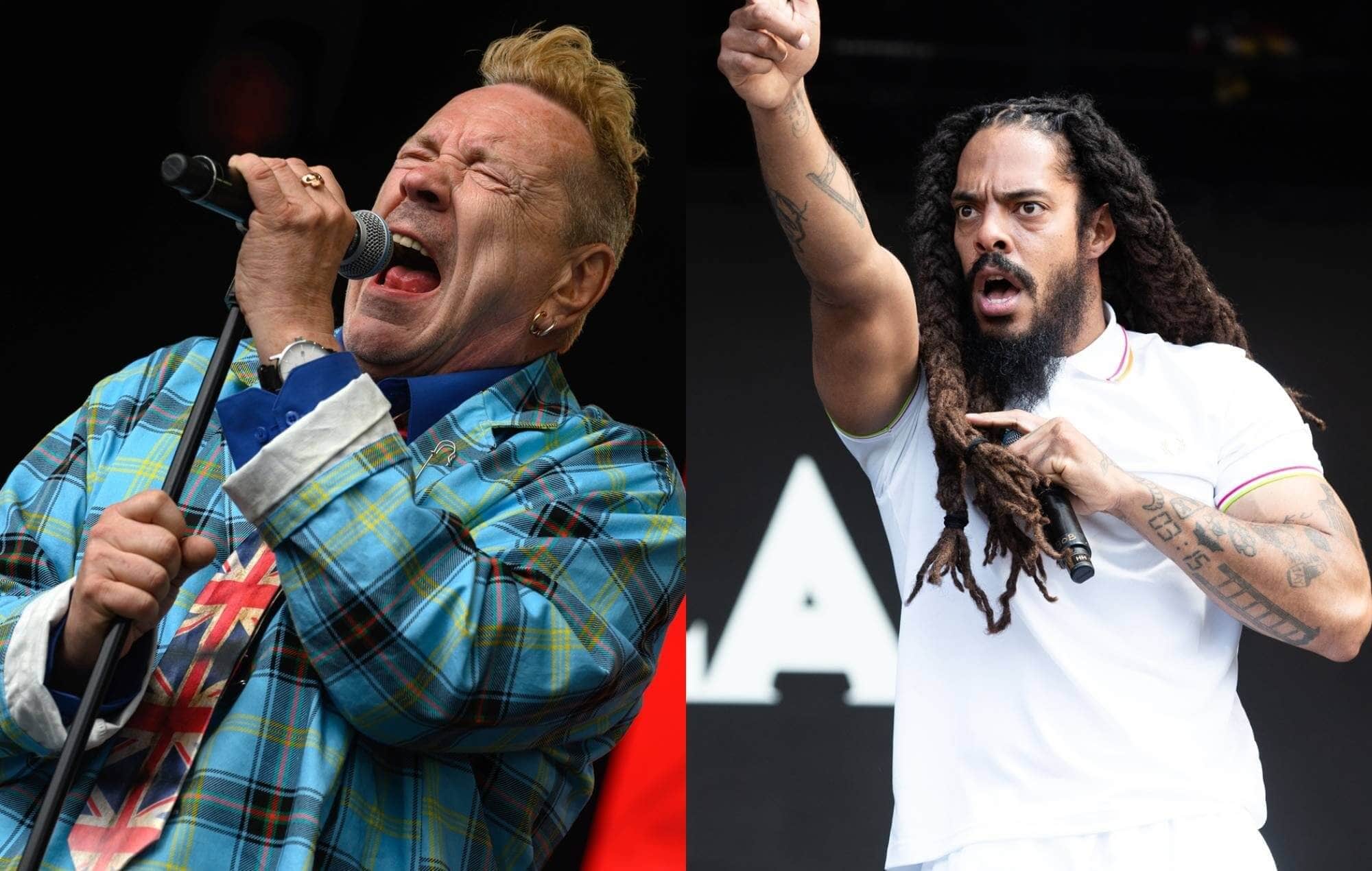 John Lydon and Bobby Vylan from Bob Vylan