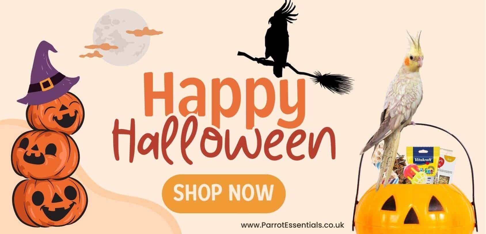 Happy Halloween with Free Delivery at Parrot Essentials