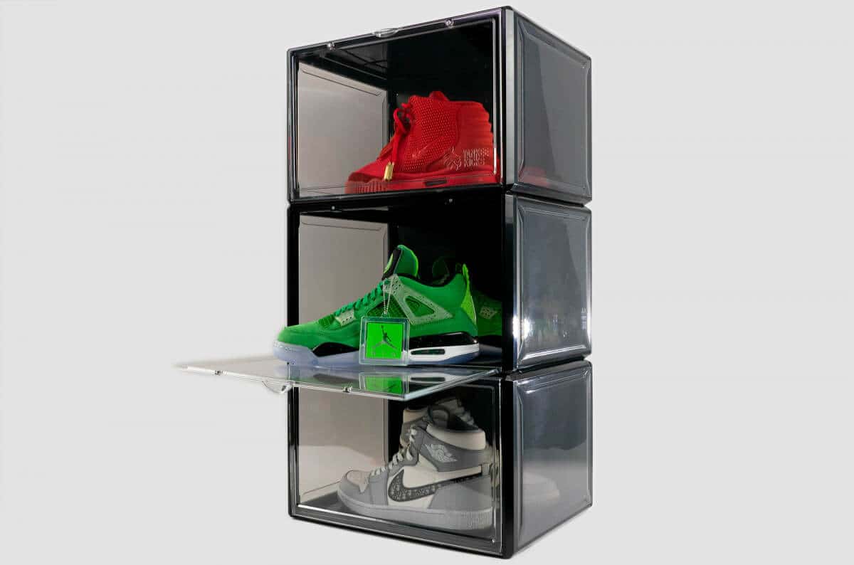 Protect Your Kicks: Premium Drop Side Sneaker Storage Container