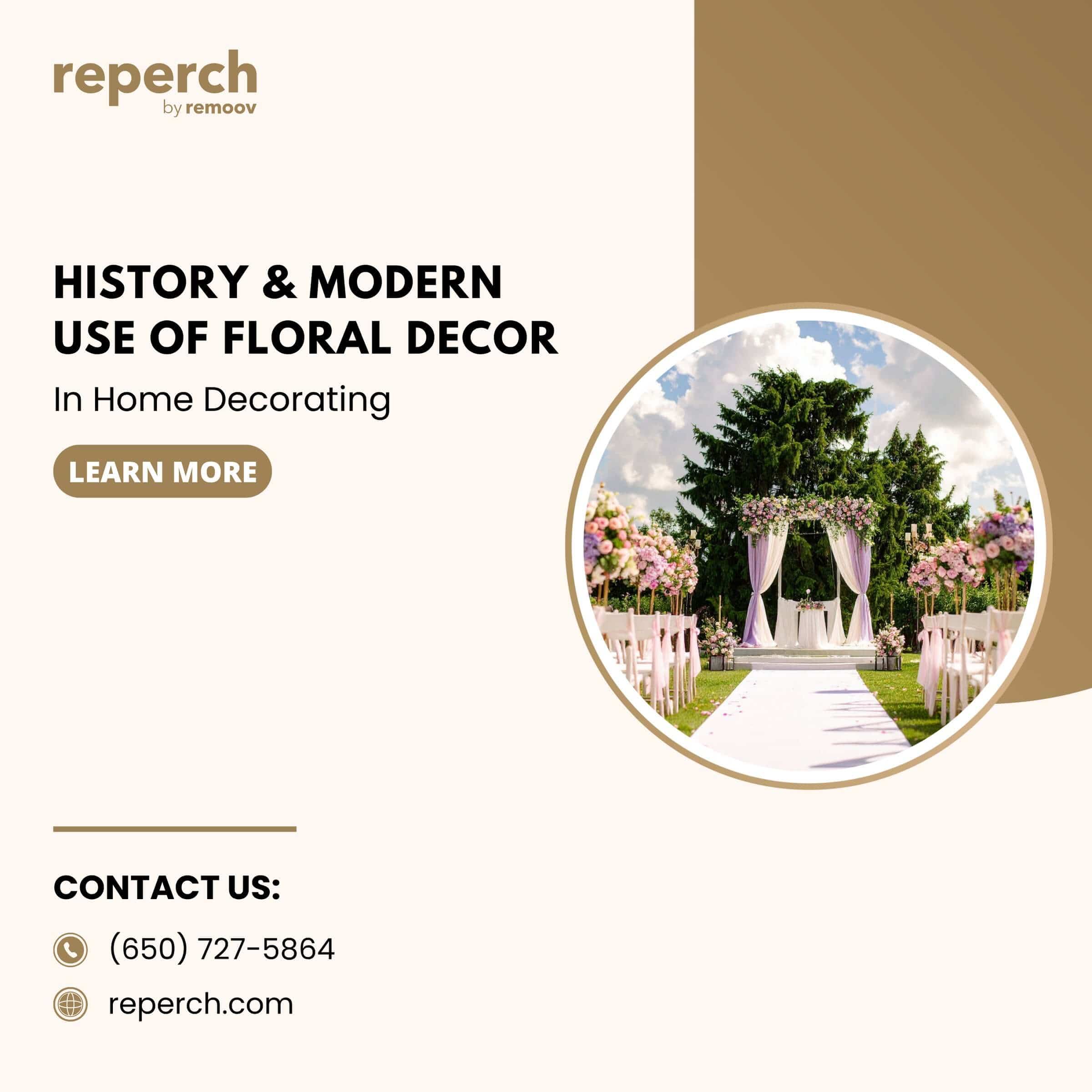 History & Modern Use of Floral Decor In Home Decorating