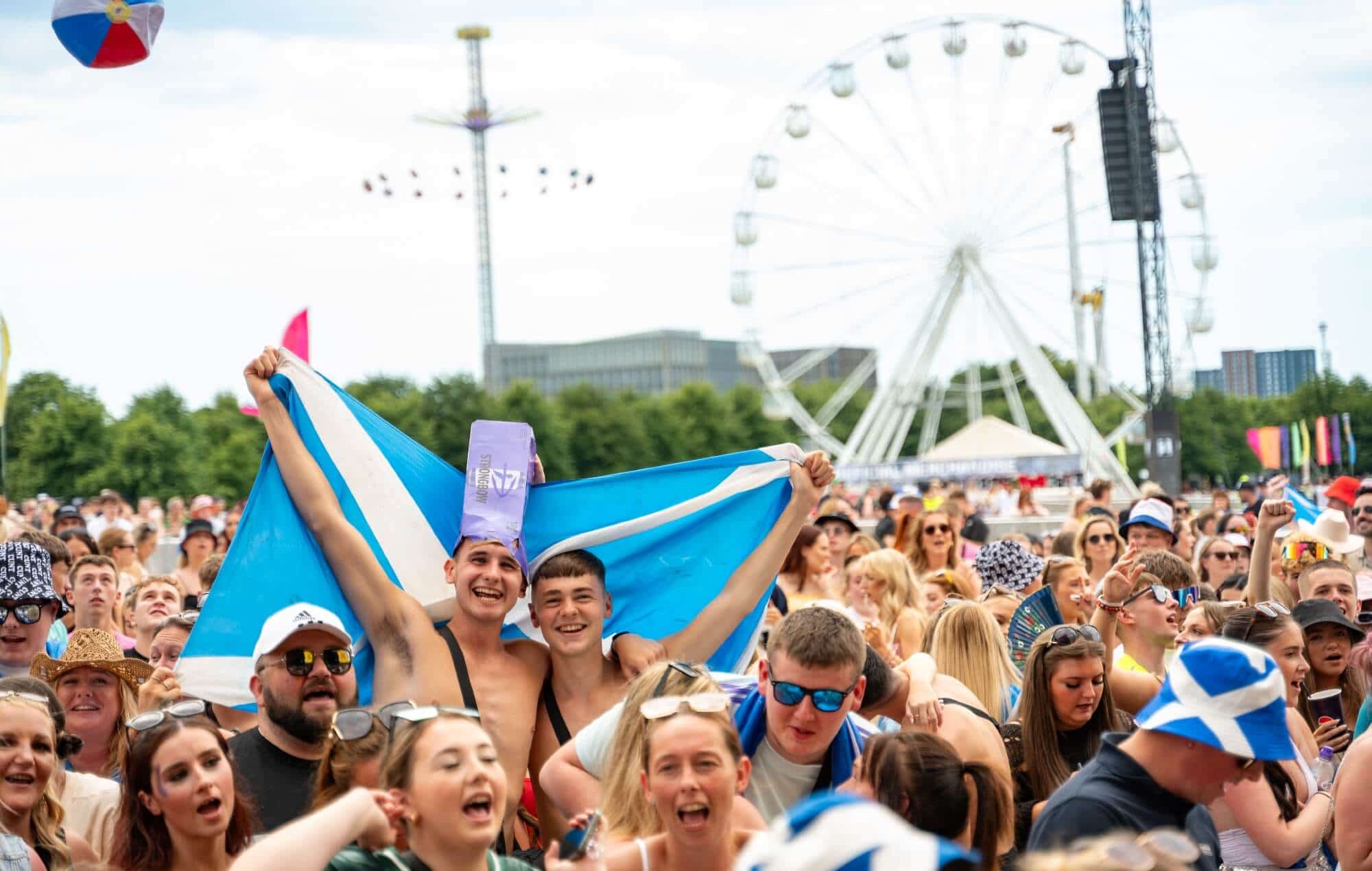Crowd enjoying the vibrant atmosphere of TRNSMT festival