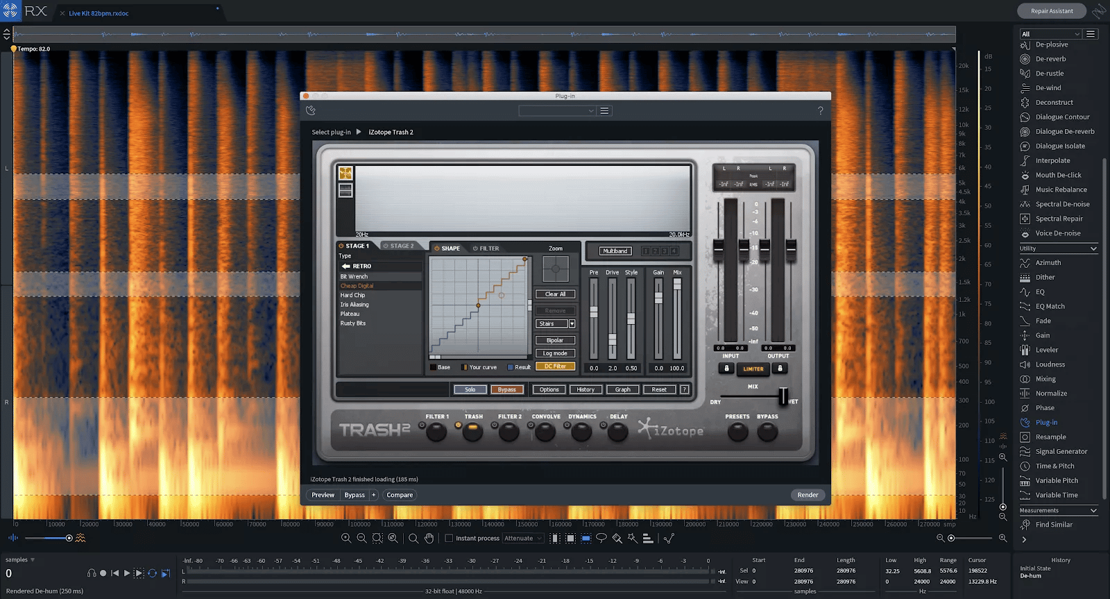 Sound Design in RX 7: Processing Selections Independently