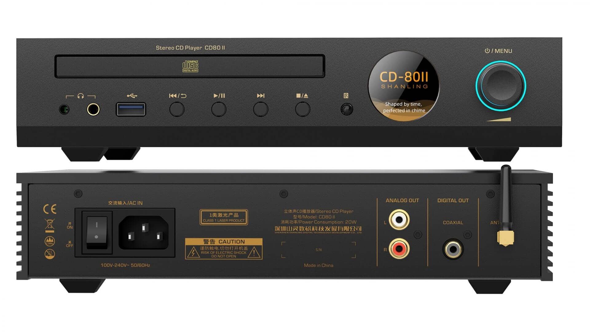 Next Level Hi-Fi: Shanling CD80 II CD Player with Bluetooth Streaming