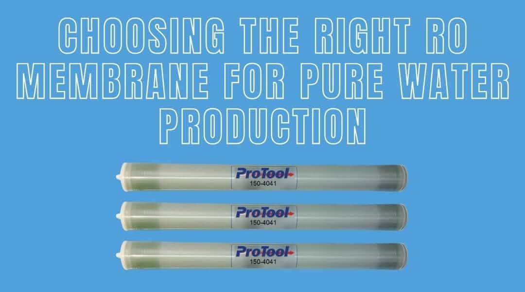 Choosing the Right RO Membrane for Pure Water Production