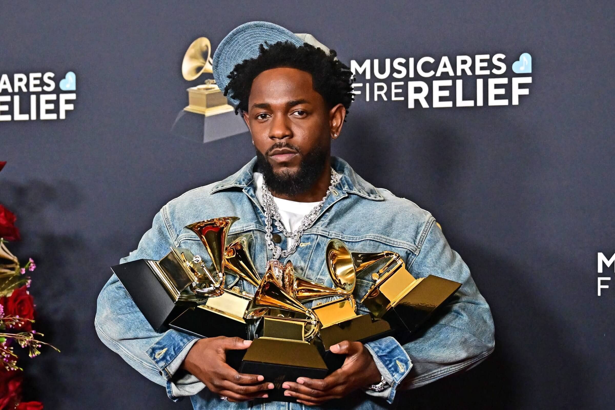 Kendrick Lamar at the 2025 Grammy Awards photo