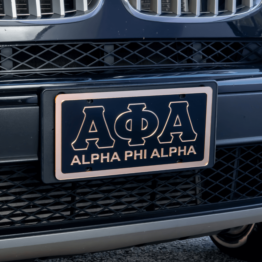Shop Alpha Phi Alpha License Plates
