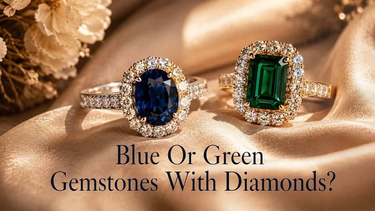 Blue Or Green Gemstones With Diamonds? The Colour Choice That Changes Everything