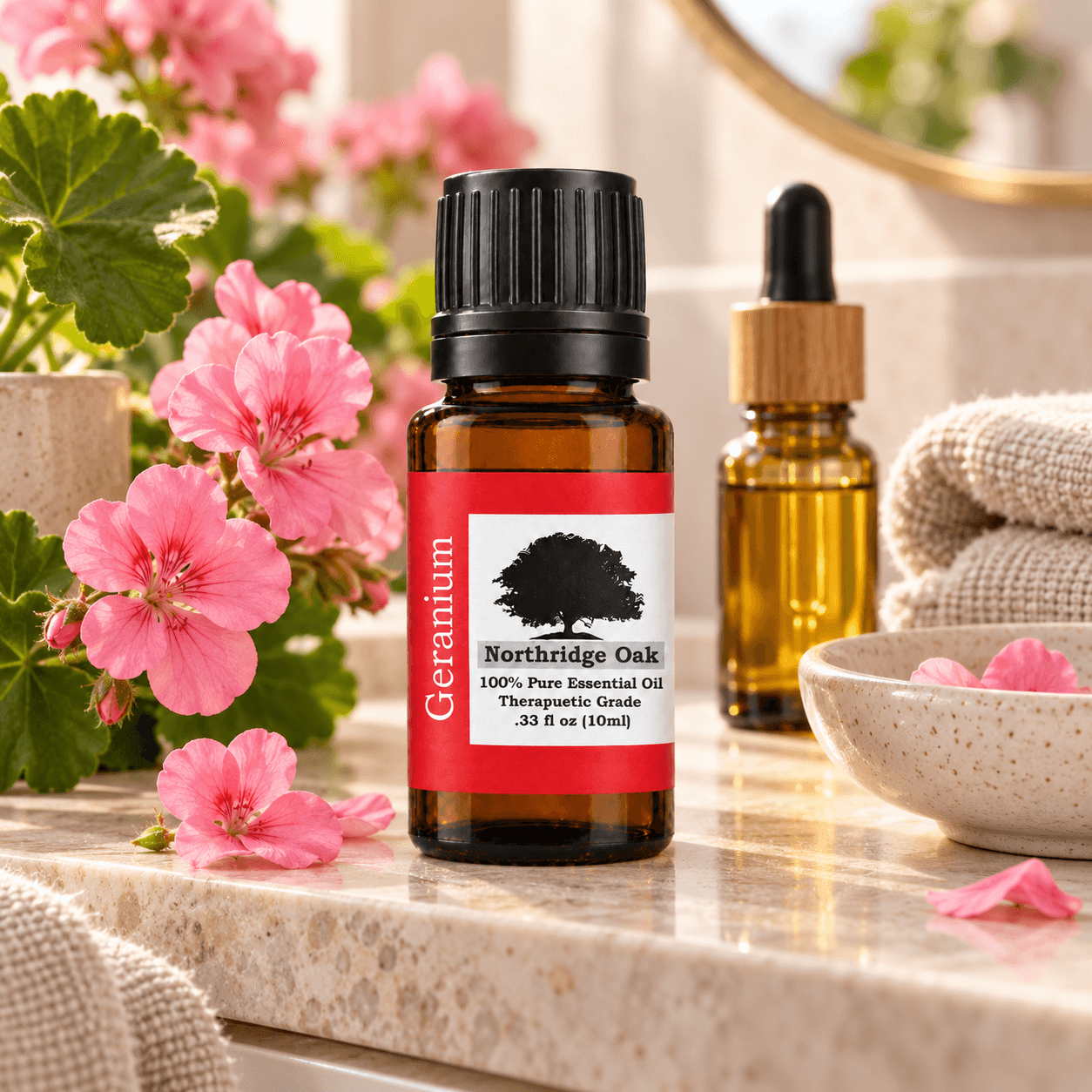 Geranium Essential Oil for Skin and Face