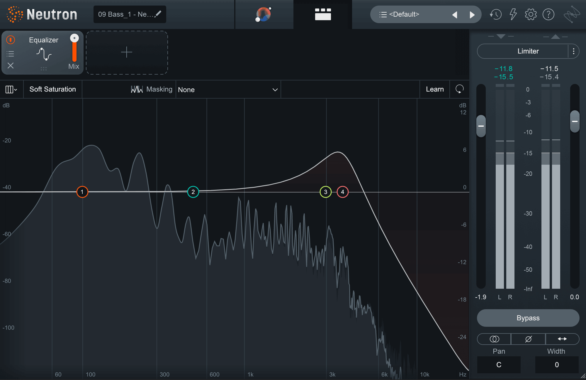 Resonant low-pass filter in Neutron