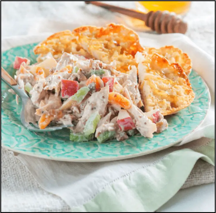 Grilled Honey Waldorf Chicken Salad