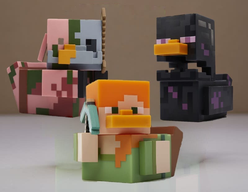Minecraft TUBBZ Collection Alex, Enderman & Piglin