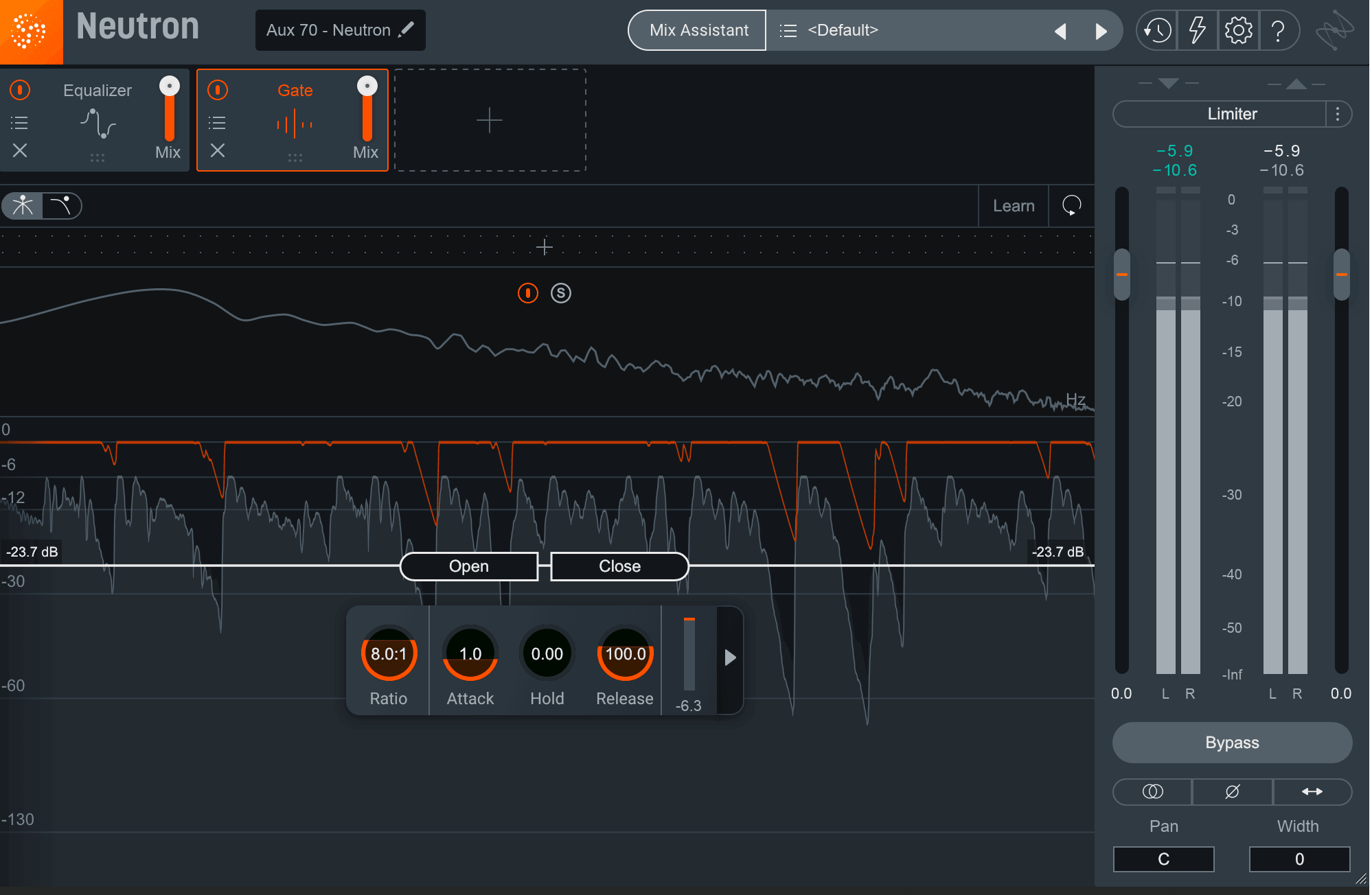 Noise gate in Neutron