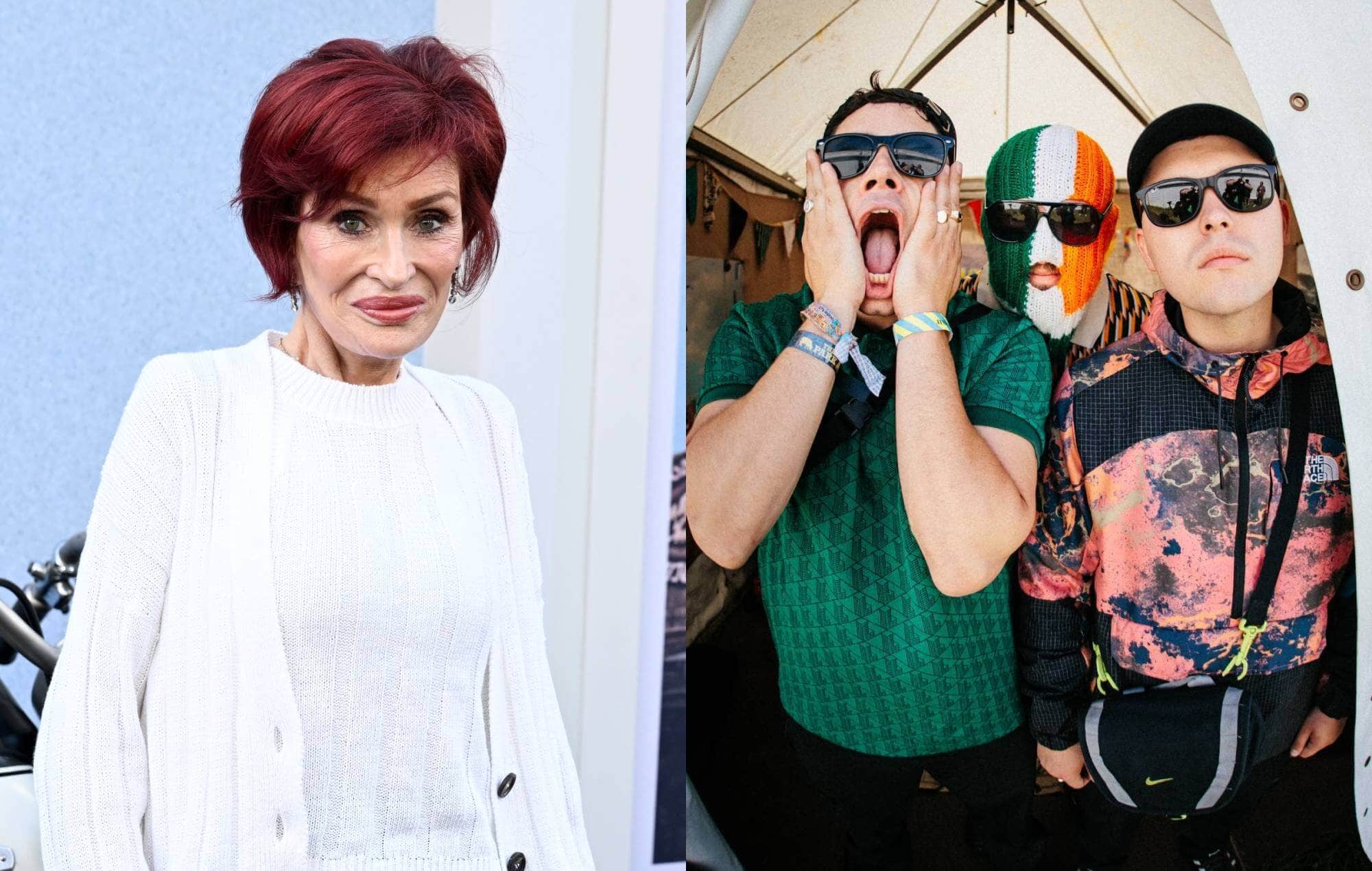 Irish rap trio Kneecap live on stage, unafraid to stir the cultural pot.