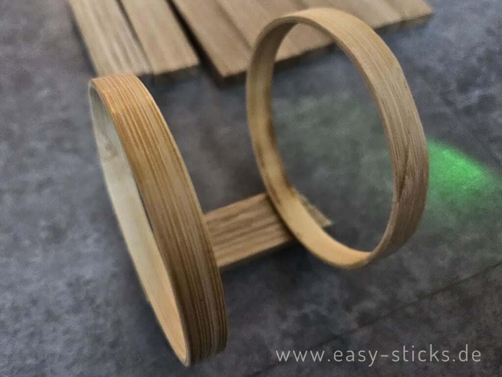 Mit dem kürzesten Holzklötzchen beginnen