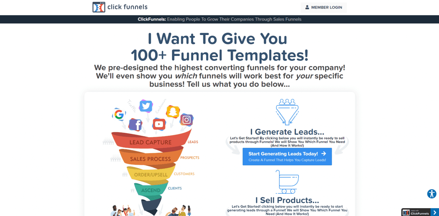 ClickFunnels funnel templates