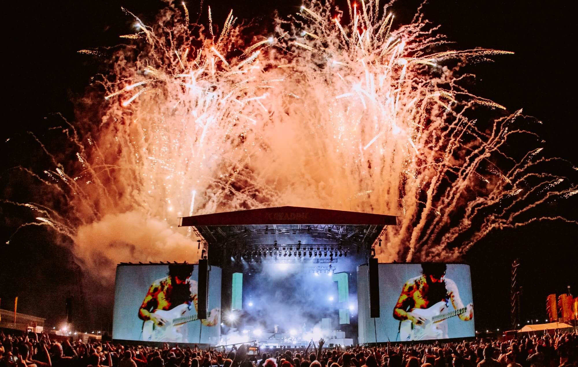 Biffy Clyro live at Reading 2021. Credit: Andy Ford