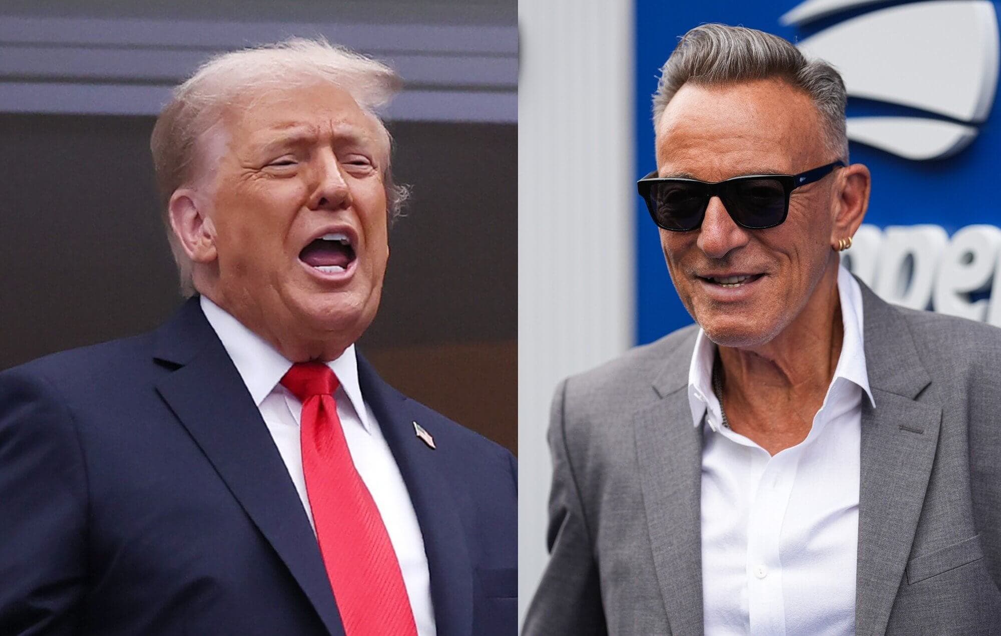 Bruce Springsteen Sat Just Feet Away From Donald Trump at US Open Final