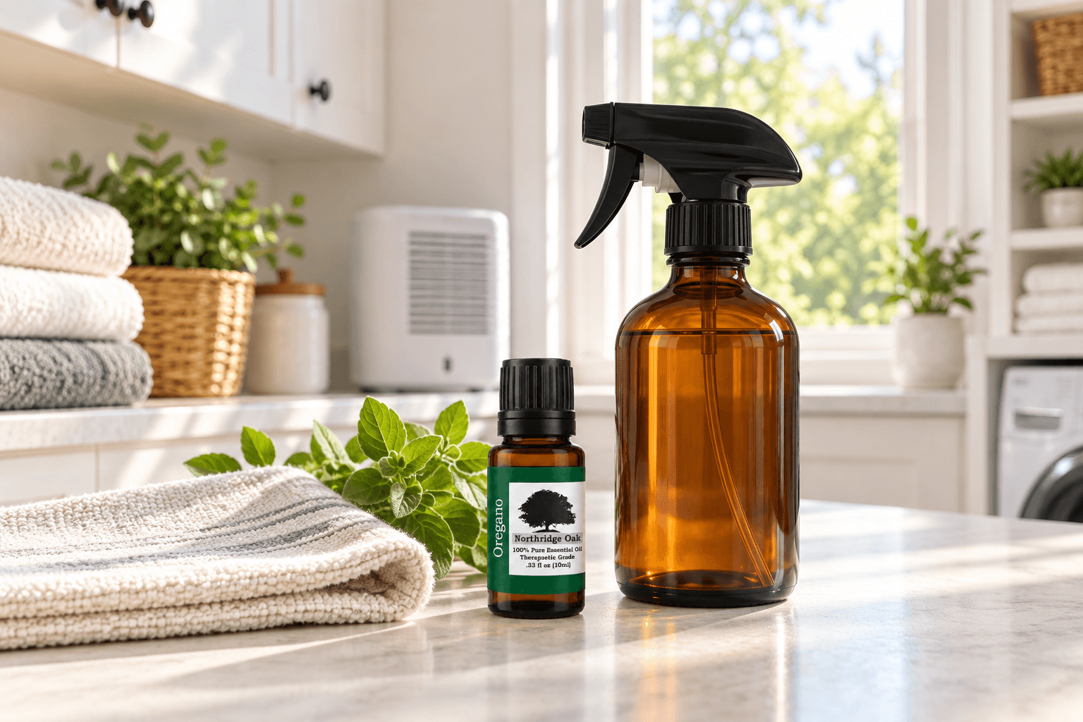 Oregano Essential Oil for Mold, Mildew and Musty Odors