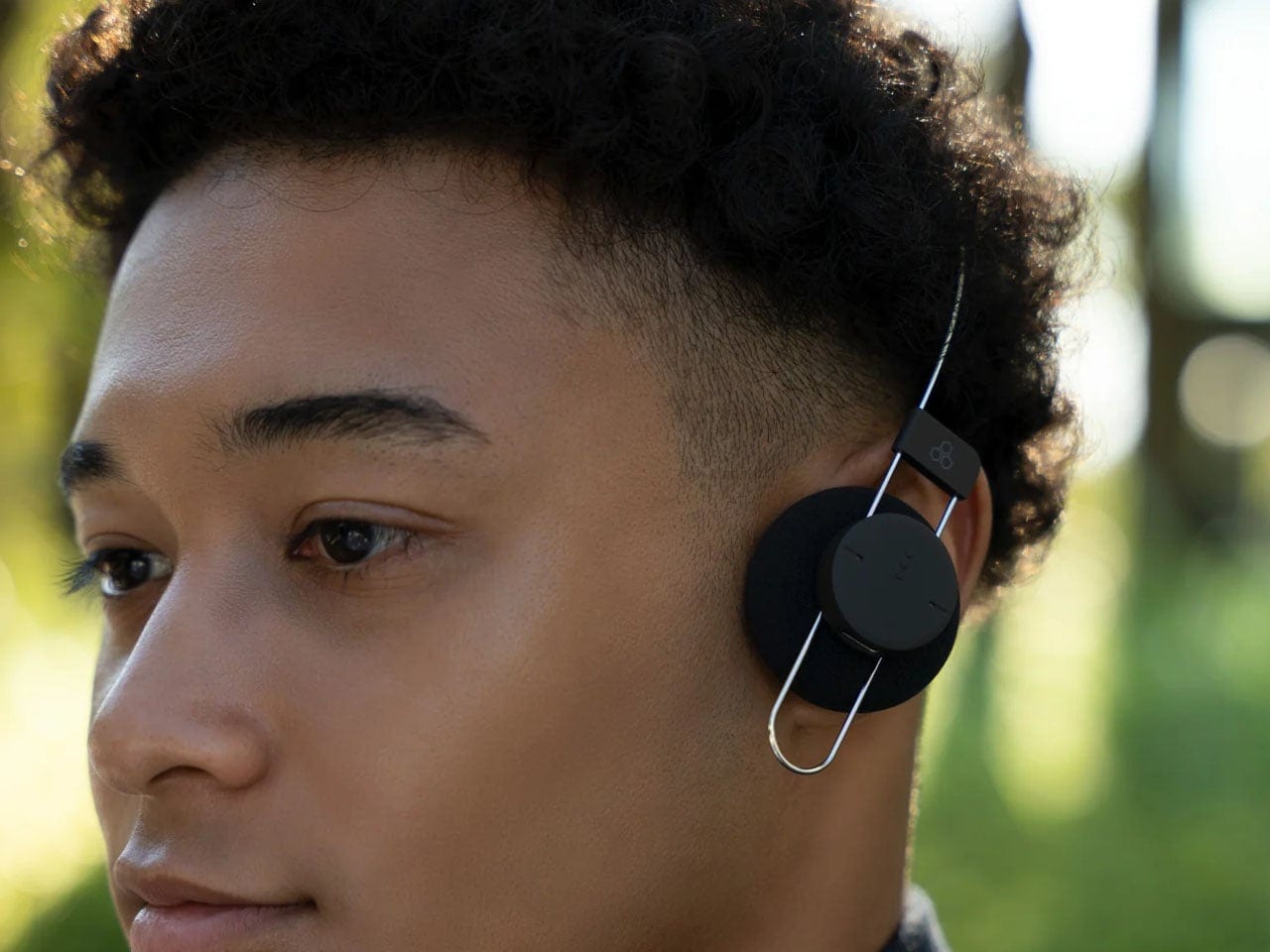 Final Porta headphones shown with their compact portable proportions