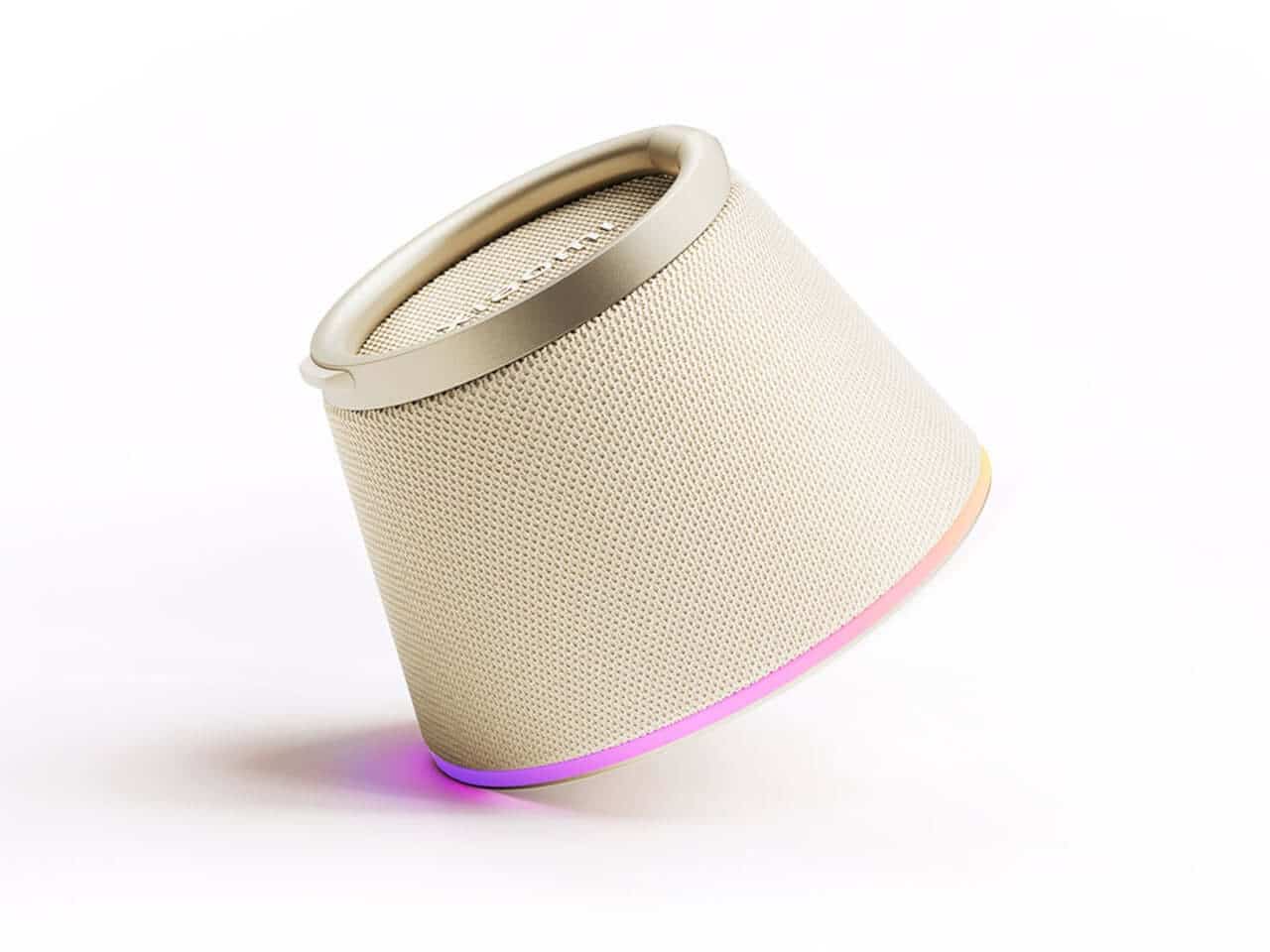 The speaker’s compact design houses a modest but clear-sounding driver