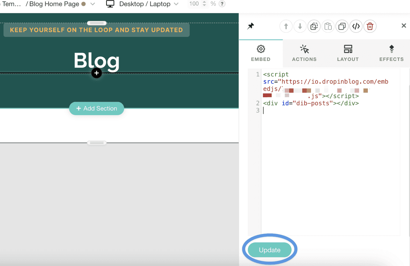 Embed Script on LearnWorlds