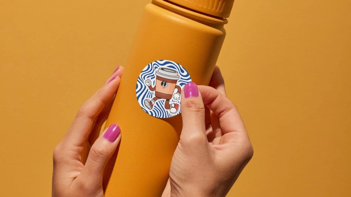 custom packaging stickers