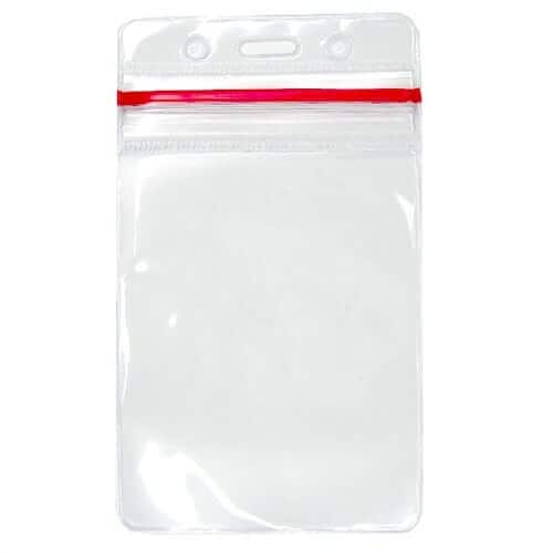 resealable vinyl badge holders