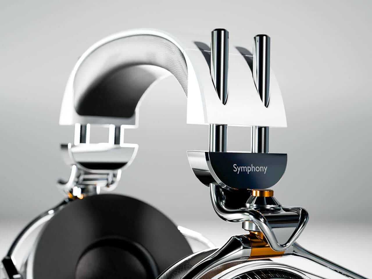 Symphony headphones with vinyl-inspired earcup controls