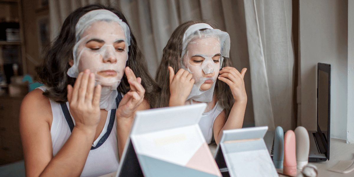 Homemade skin care for kids using simple DIY skincare recipes for tweens