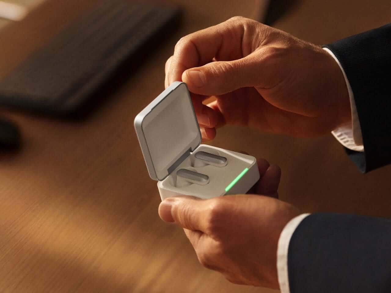 Plaud One case designed for recording meetings and conversations
