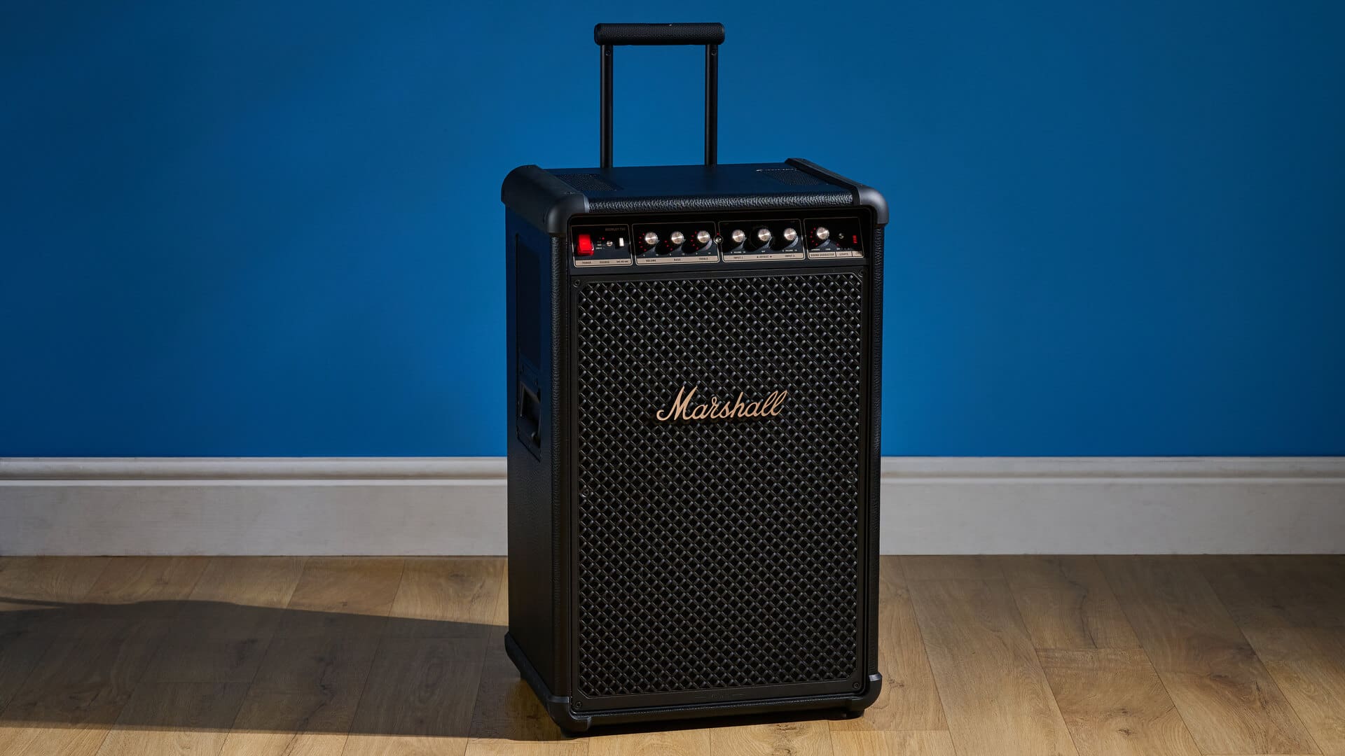 Marshall Bromley 750 acoustic system in black and brass finish