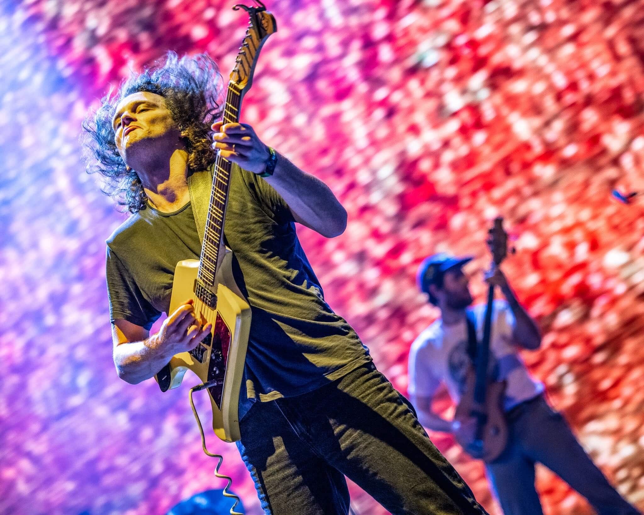 King Gizzard & The Lizard Wizard festival crowd at Cottonwood Meadows