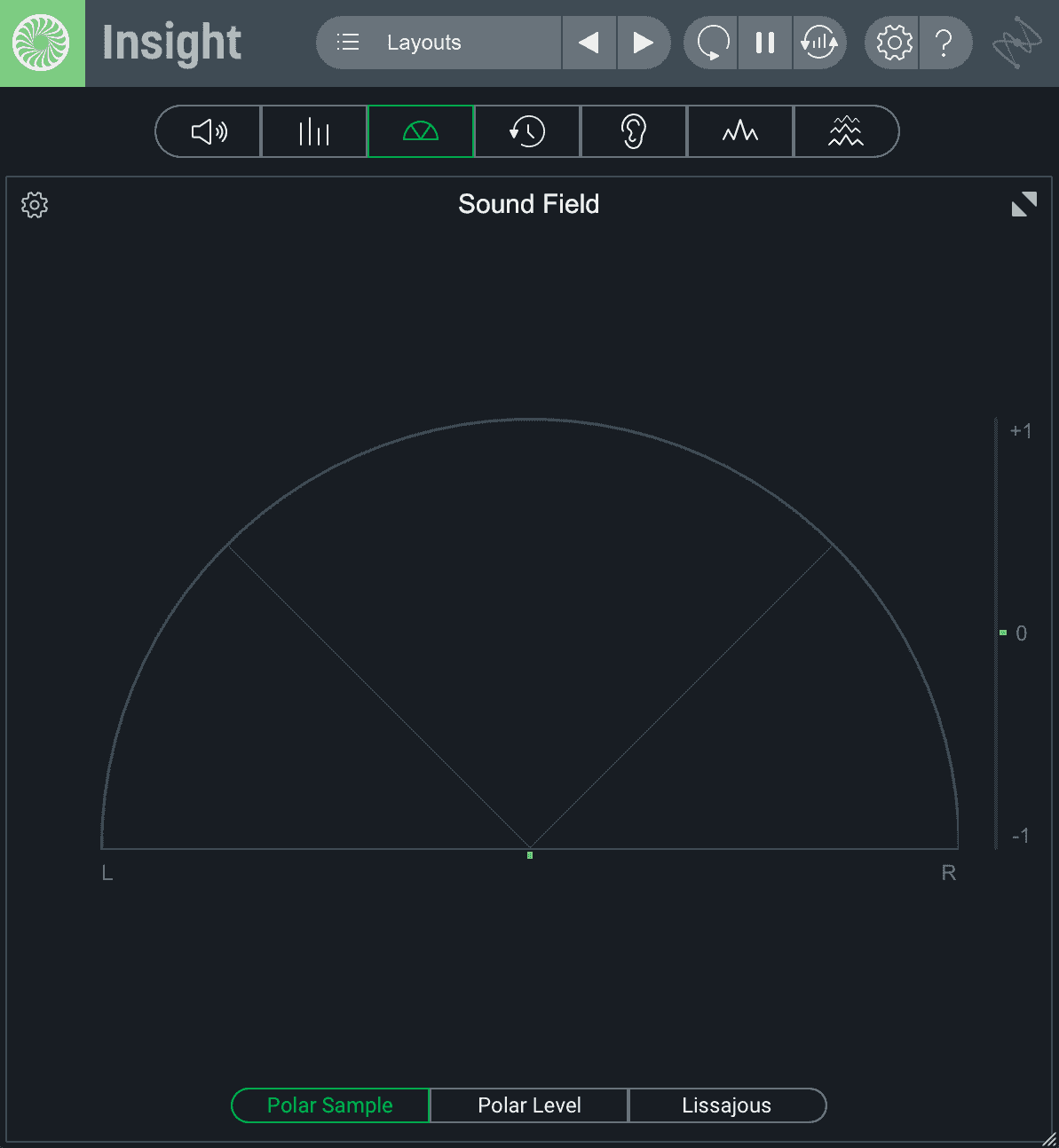 iZotope Insight Sound Field