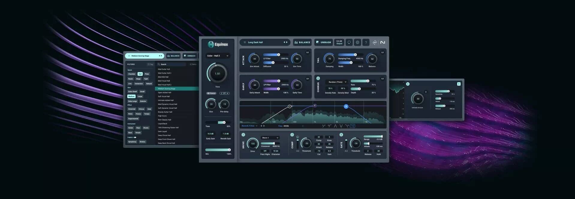 Introducing Equinox: an immersive, adaptive reverb plugin for music and post production