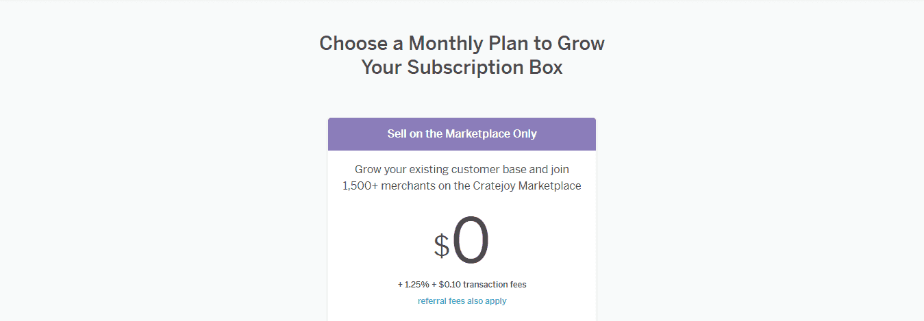 Cratejoy vs Shopify cratejoy free plan