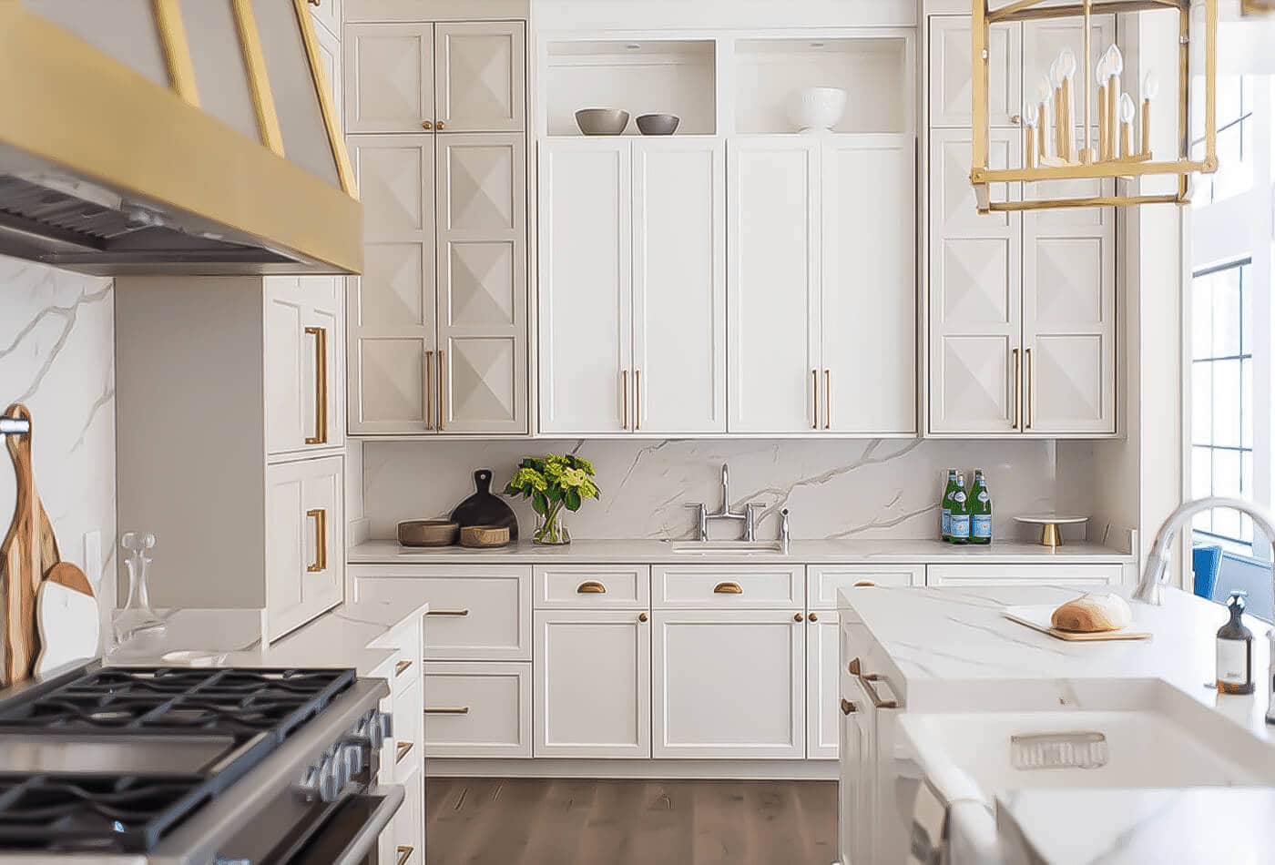 Luxurious Gold Kitchen; Restyle Your Space Today!