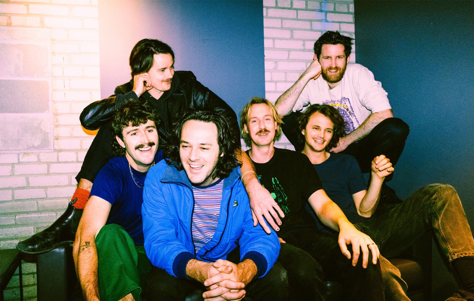King Gizzard and the Lizard Wizard embracing their signature chaotic creativity.