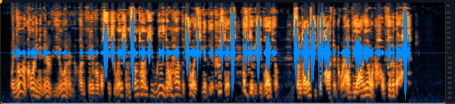 Spectrogram view after applying Spectral De-noise