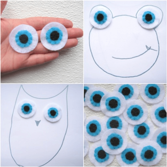 Felt Circles: DIY Crafting Enchantment with Felt Fabric