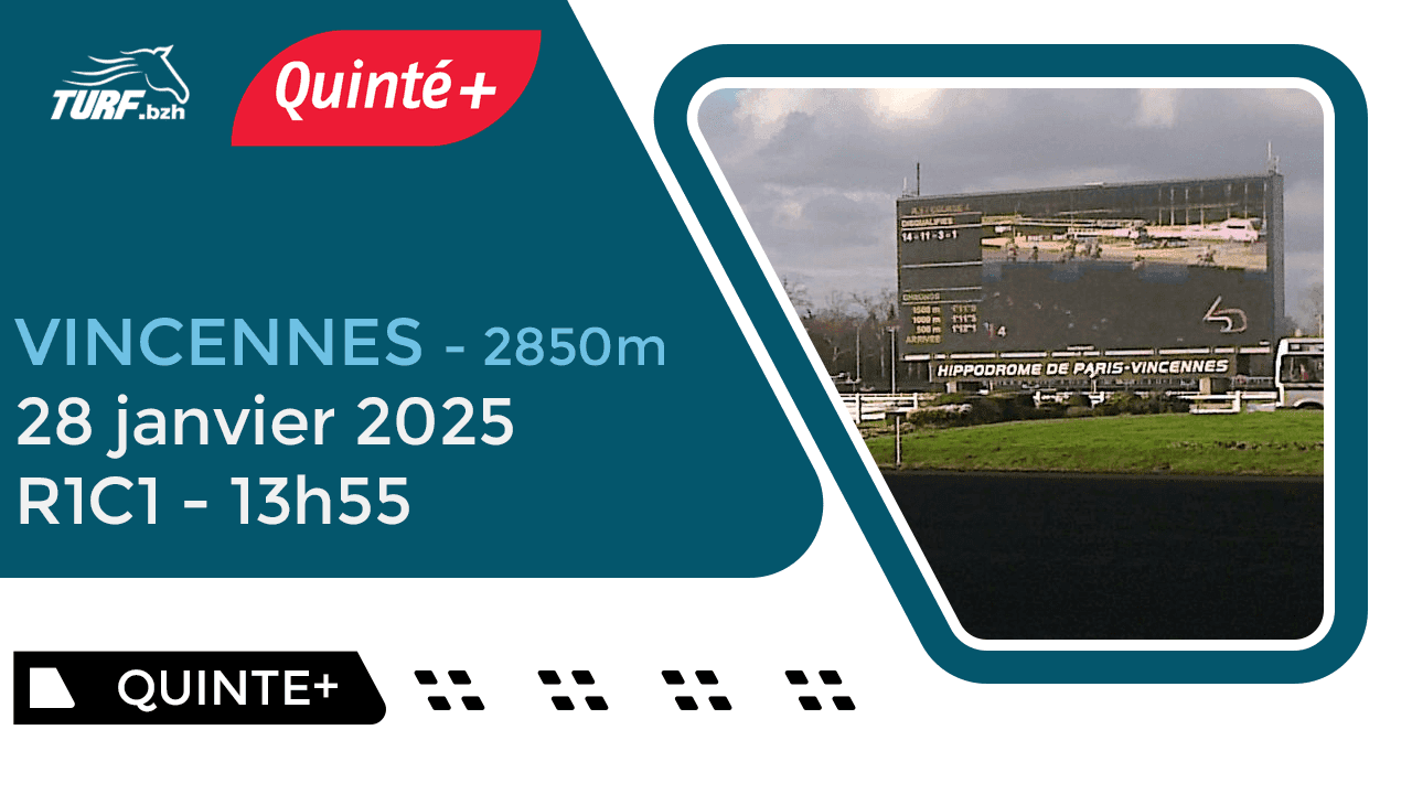 Quinté Vincennes : Analyse et Pronostic du 28 Janvier 2025