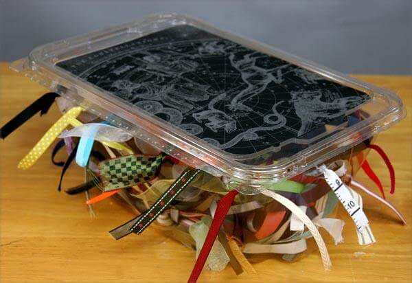Upcycled Salad Greens Container