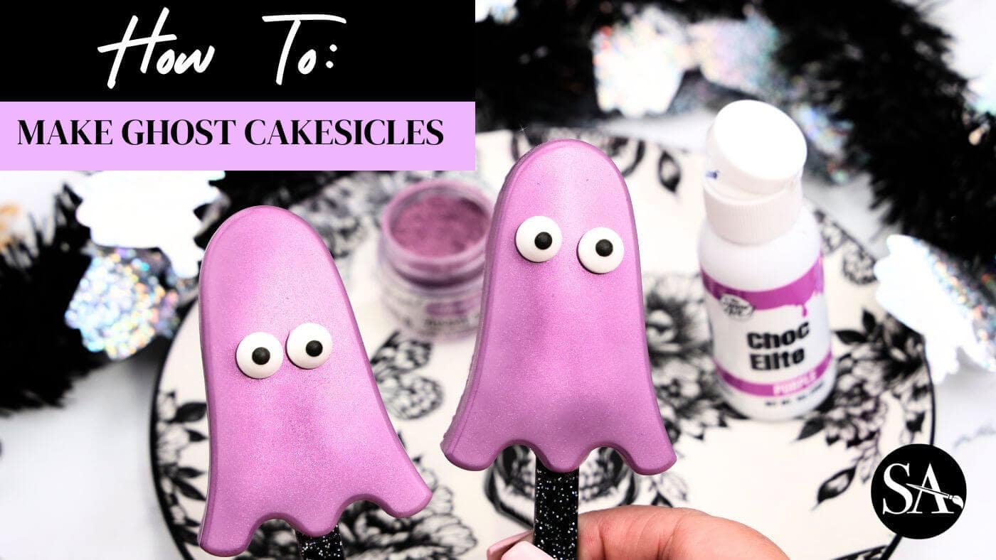 How To Make Ghost Cakesicles For Halloween